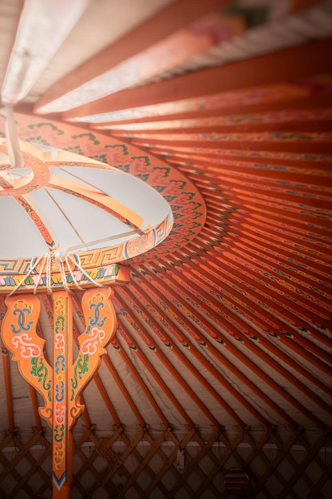 Hotel Gilfach Gower Farm Luxury Yurt With Hot Tub Ammanford Zewnętrze zdjęcie